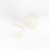 2 Estampes 20x22mm laiton doré or fin forme  panier