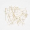 20 connecteurs barre de lien laiton or 24kt 30mm