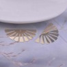 2 Estampes 35x18mm laiton  or 24kt rayon de soleil