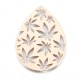 2 estampes laiton or 24kt gravé feuille d'erable 45x31mm