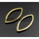 20 anneaux connecteur ovale laiton bronze 12X6mm